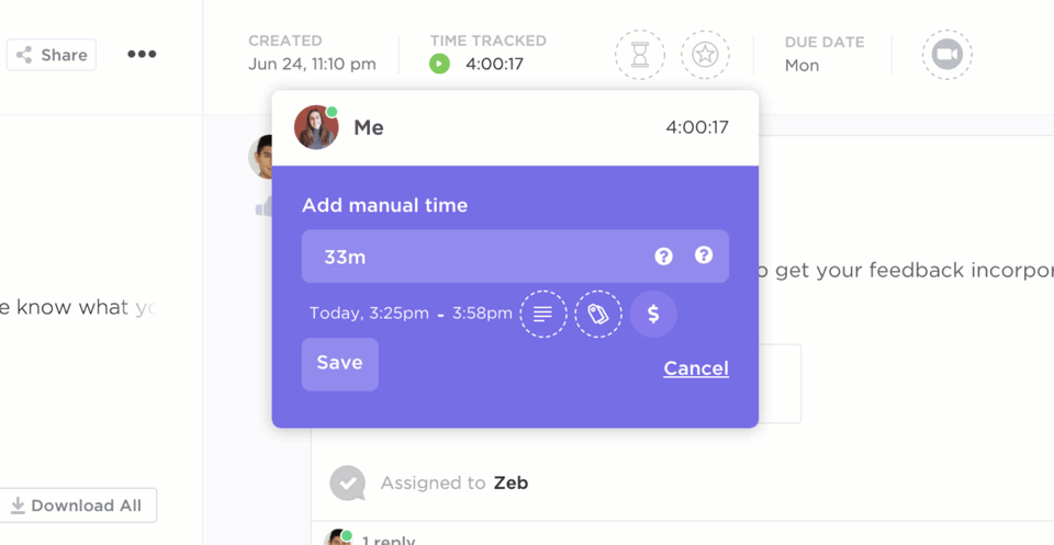 ClickUp Project Time Tracking: what benefits make ClickUp unique