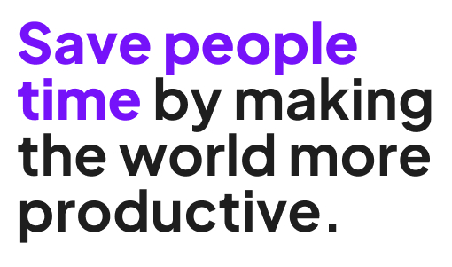 save people time