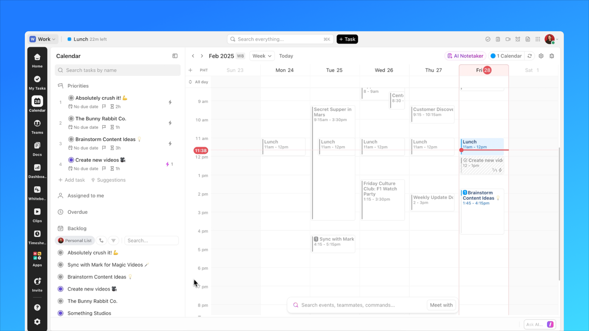 Calendar_PM use case