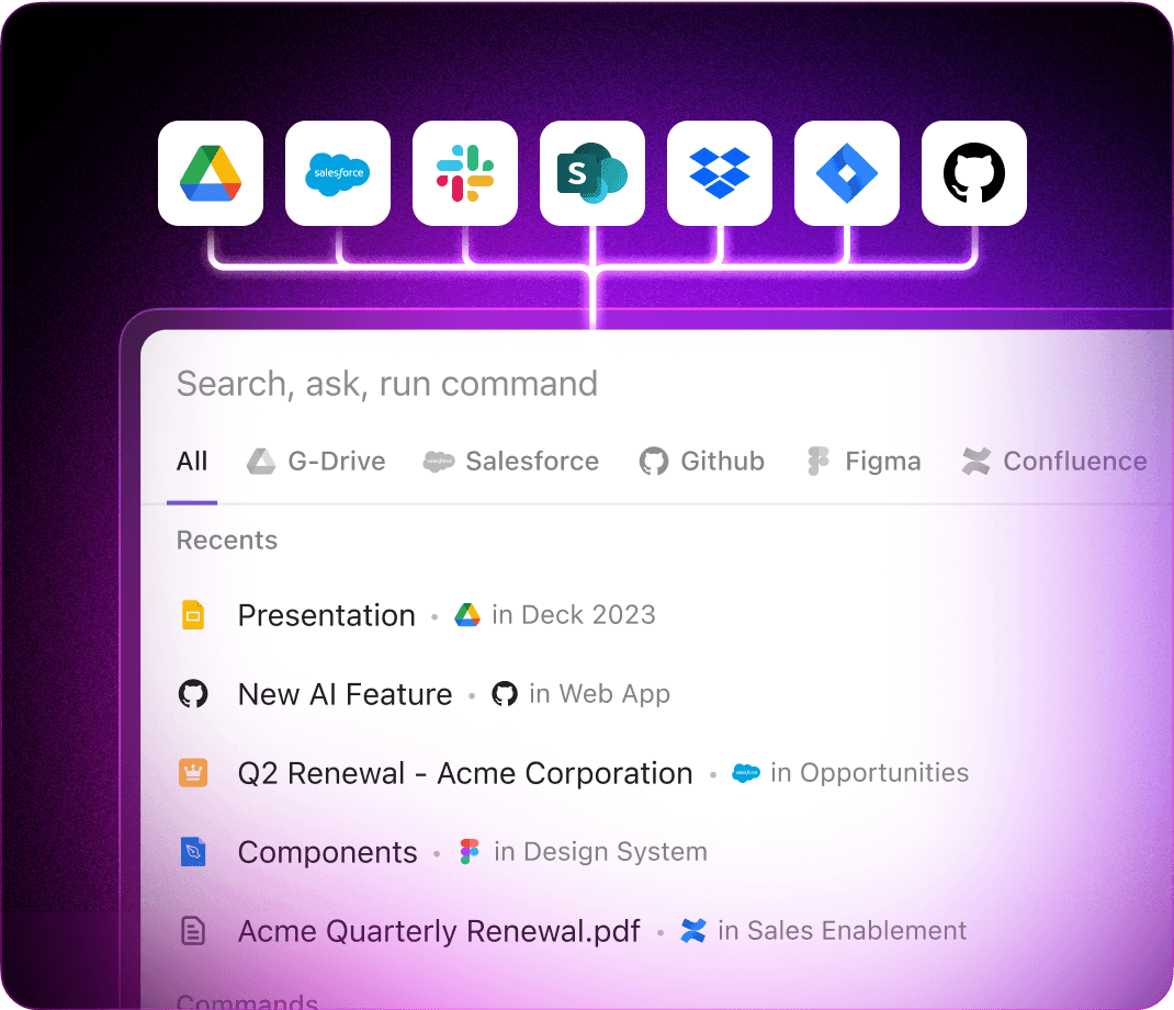 Connected Brain - Search every app, from one place