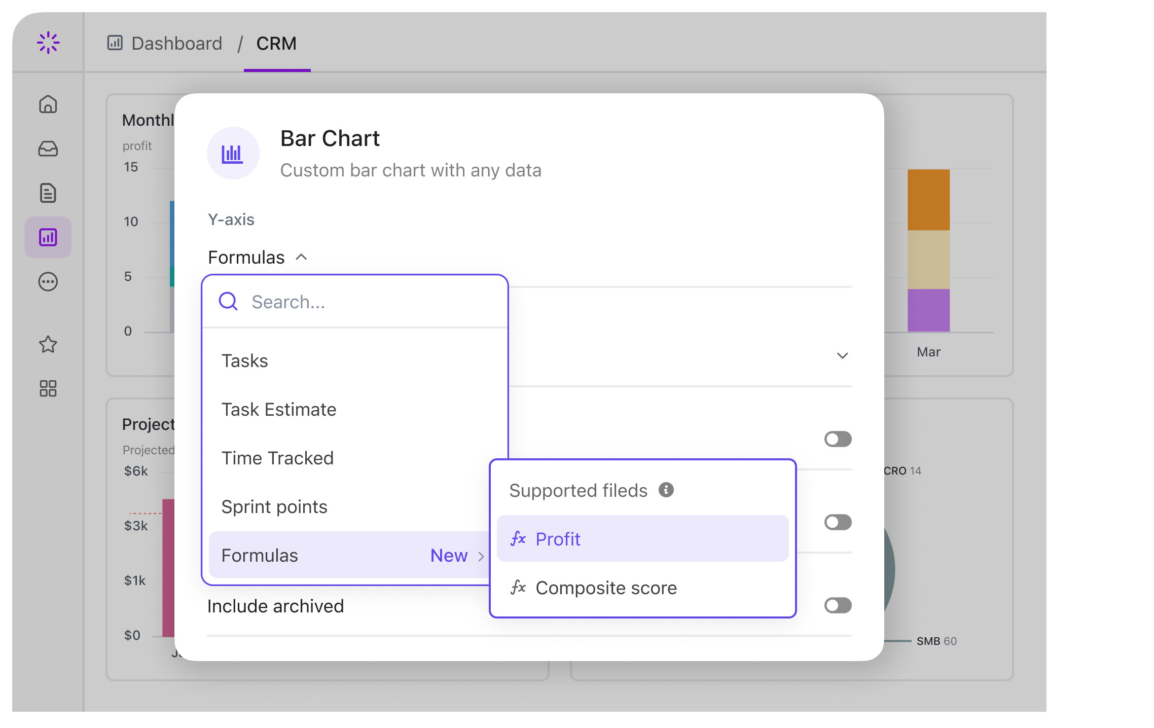 Formula Calculations - Bordered CRM Teams
