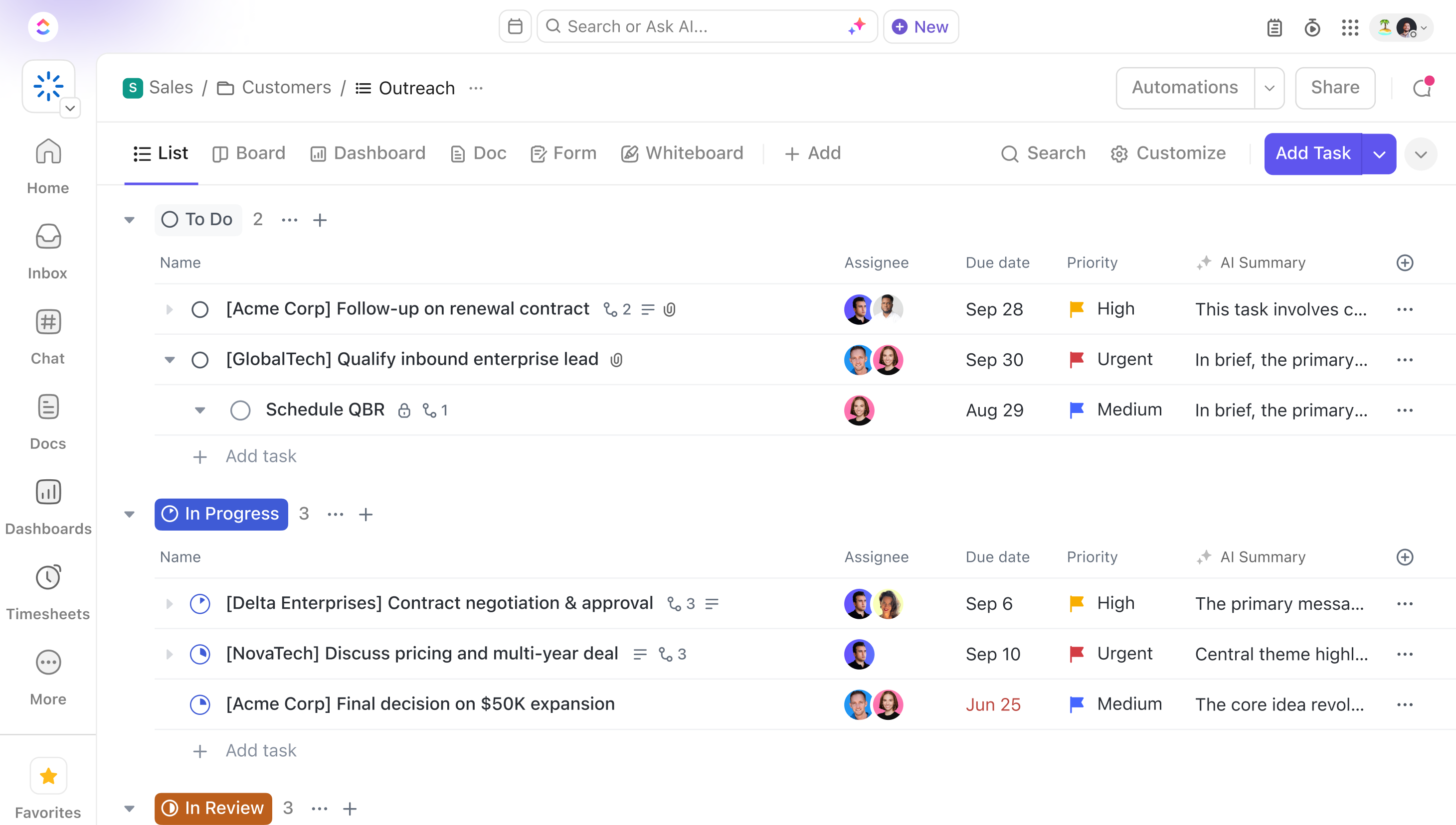 List view Accounts Hero - CRM Teams 730x414
