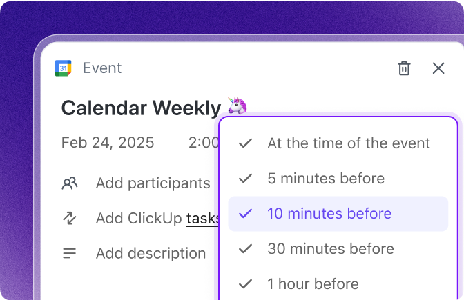 Calendar_meeting reminders