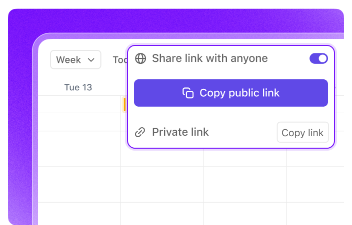 Calendar_Safely share your calendar 