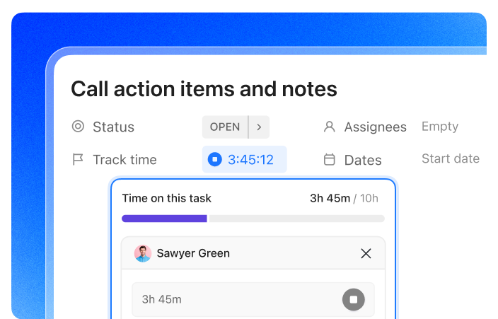 Calendar_time tracking