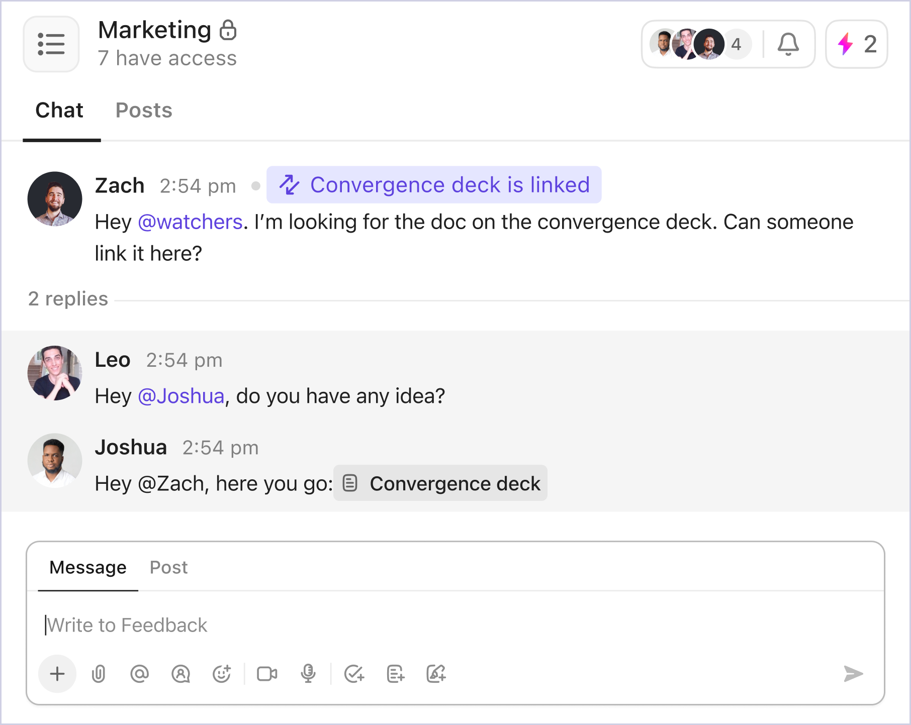 Context always connected _ compare slack image
